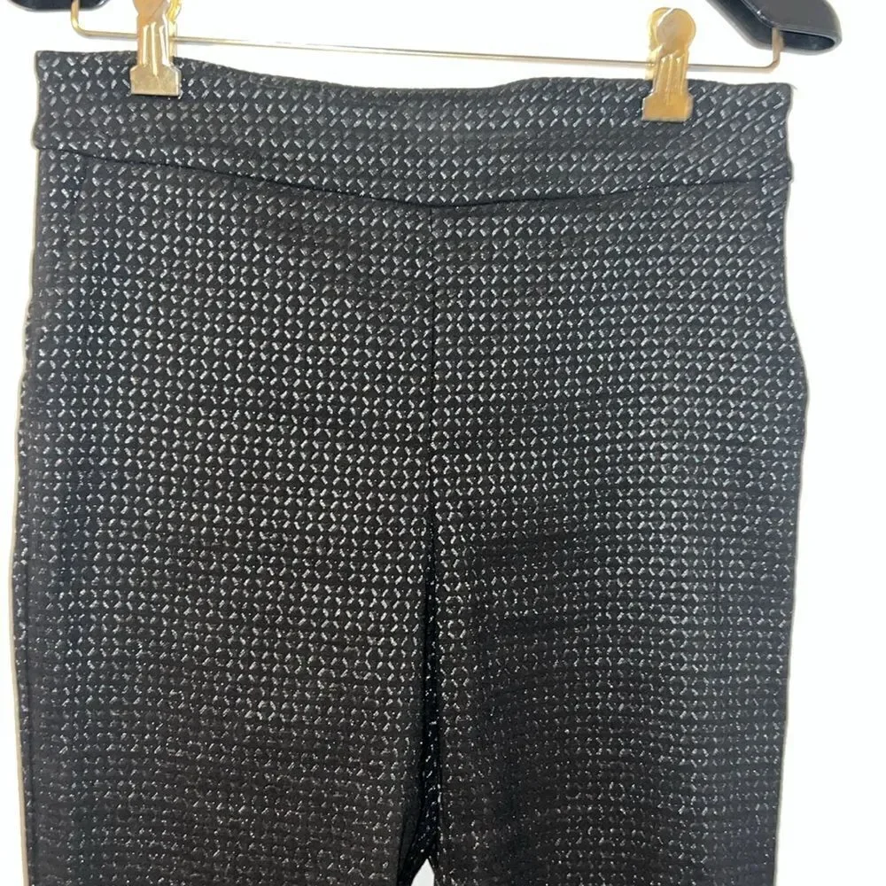 UP! Twinkle Techno Black and Shimmer Pull on Pants-8